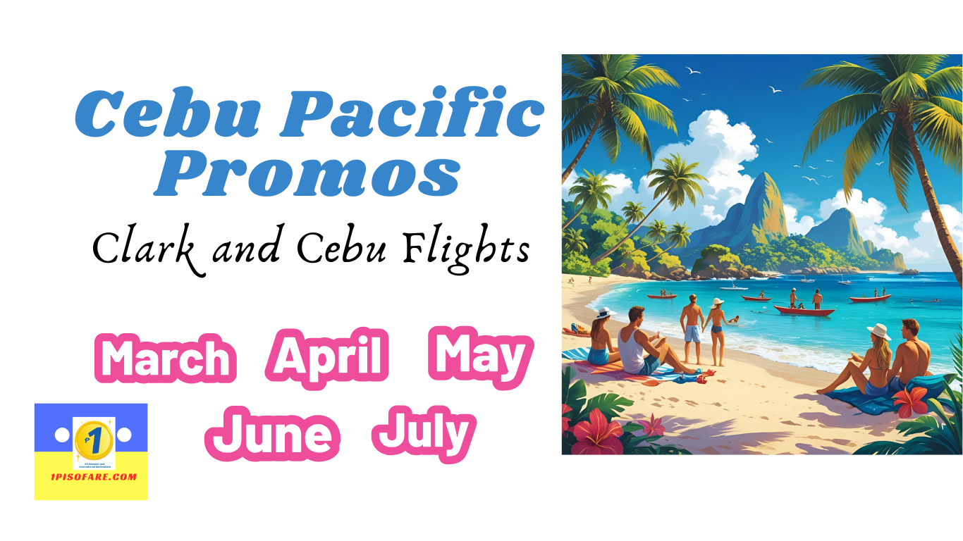 Cebu Pacific Promo CLARK and CEBU Flights